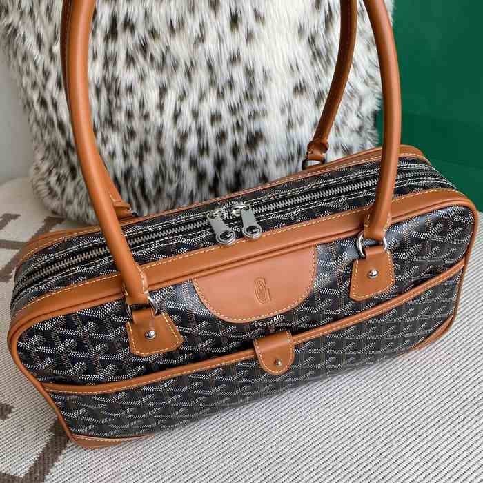 Yupoo BagTypeTote Structured Tote with dual handles Brown 01A