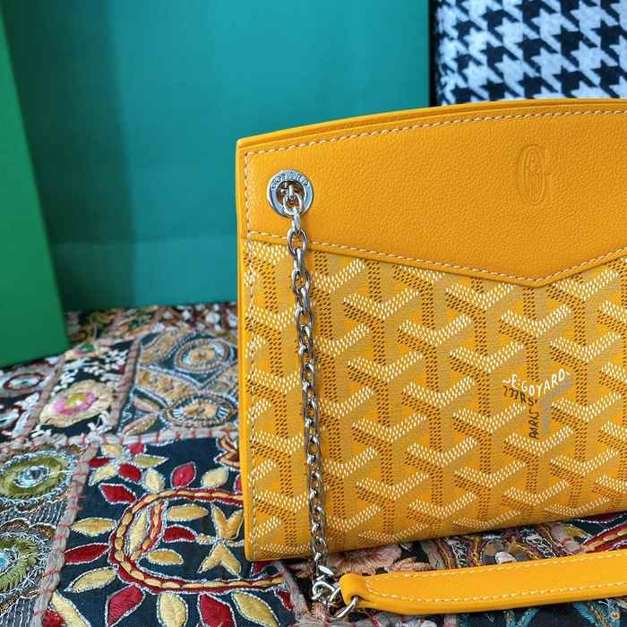 Yupoo BagTypeTote Stylish with chain detail Yellow 01A