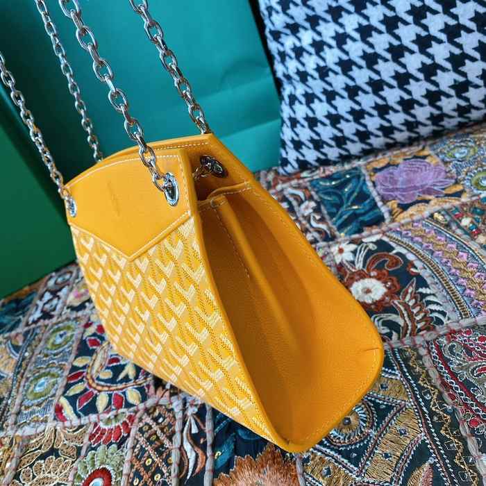 Yupoo BagTypeTote Stylish with chain detail Yellow 01A