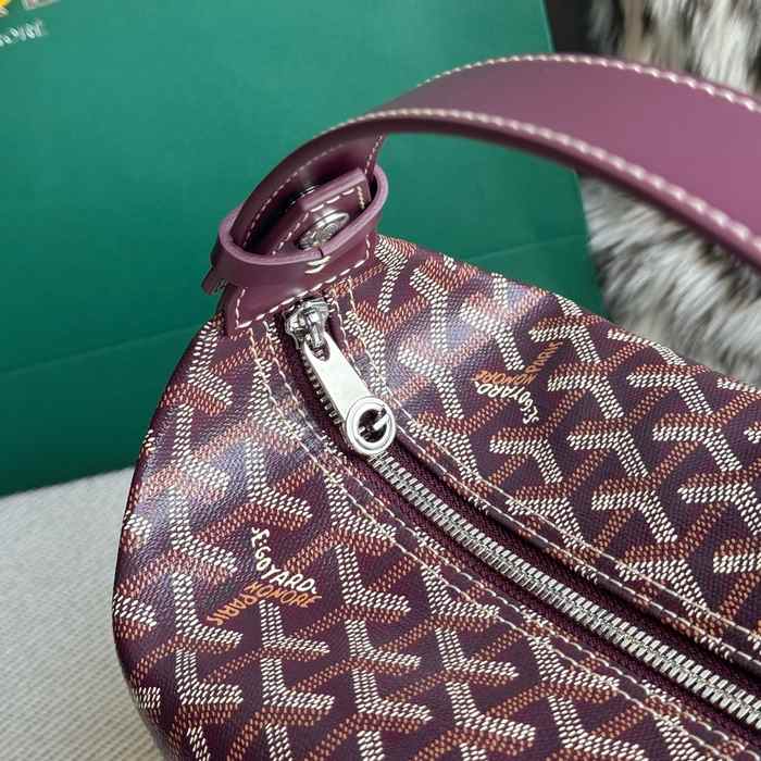 Yupoo BagTypeTote Woven Texture Tote Burgundy 01A