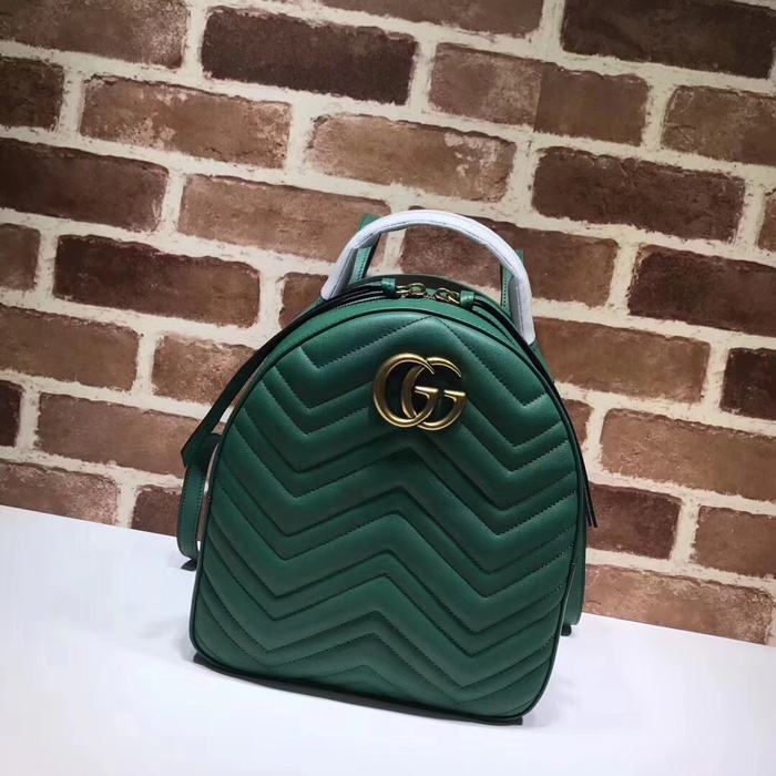 Gucci Backpack BagTypeTote with chevron design Black 01A