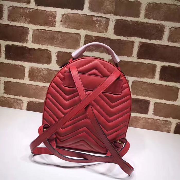 Gucci Backpack BagTypeTote with chevron design Black 01A