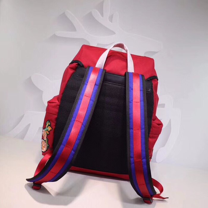 Gucci Backpack with sporty features Black 01A