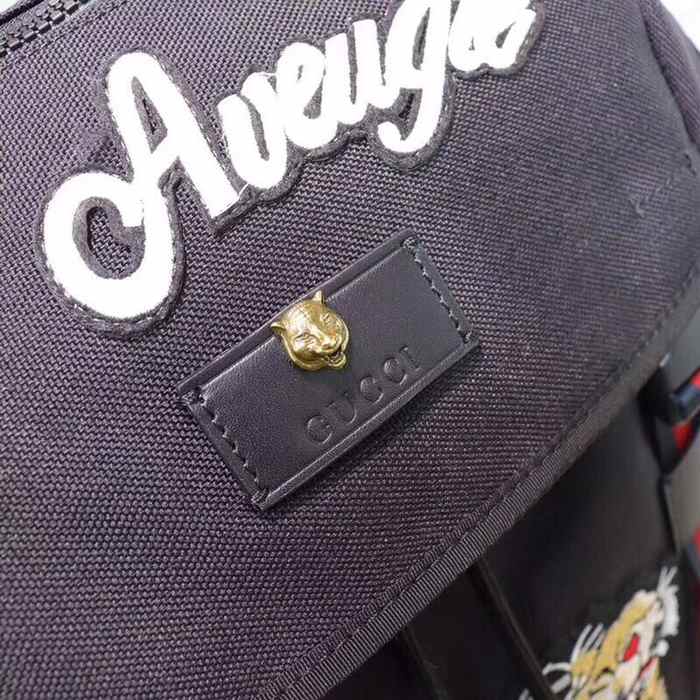 Gucci Backpack with sporty features Black 01A