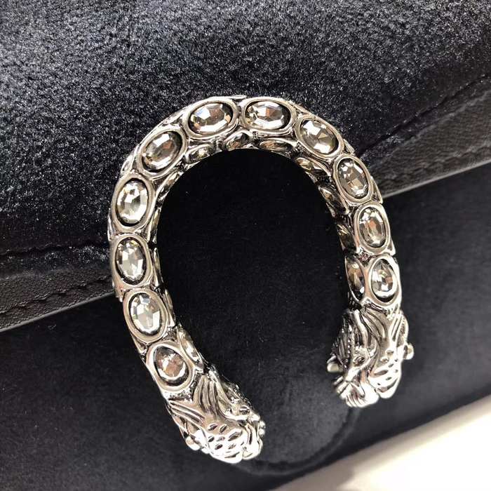 Gucci BagTypeTote Black Leather Tote with Chain Detail Black 01A