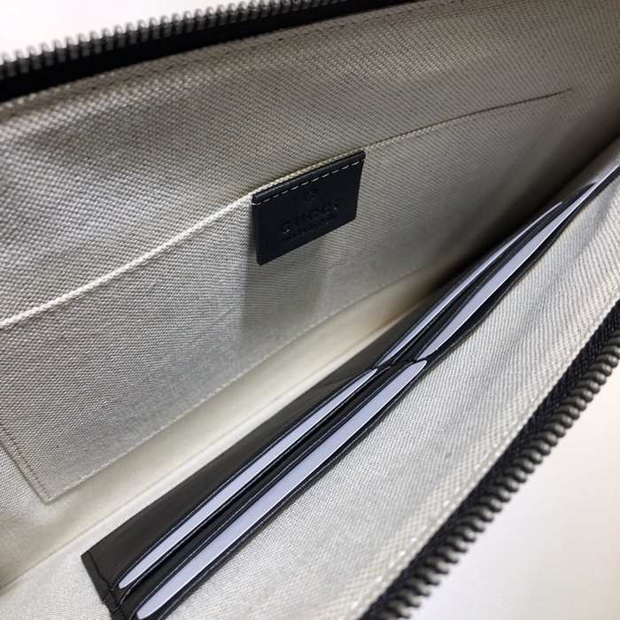 Gucci BagTypeTote Canvas Clutch with Graphic Elements Brown 01A