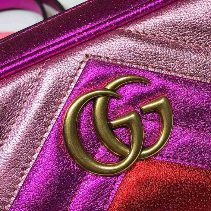 Gucci BagTypeTote Chevron design with colorful accents Tan 01A