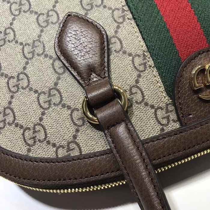 Gucci BagTypeTote Classic Canvas Handbag with Stripes Beige 01A