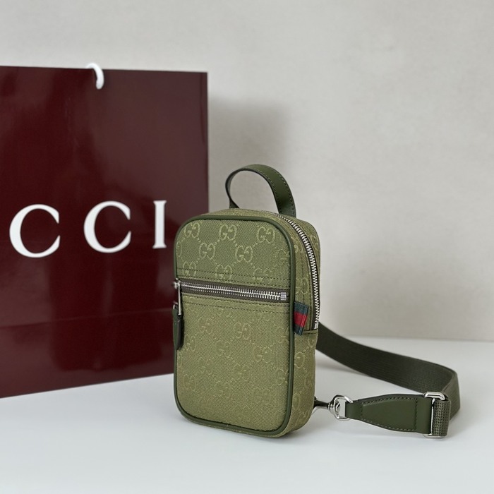Gucci BagTypeTote Compact design with top handle Green 01A
