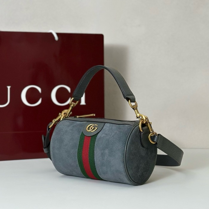 Gucci BagTypeTote Compact shoulder bag with structured design Grey 01A