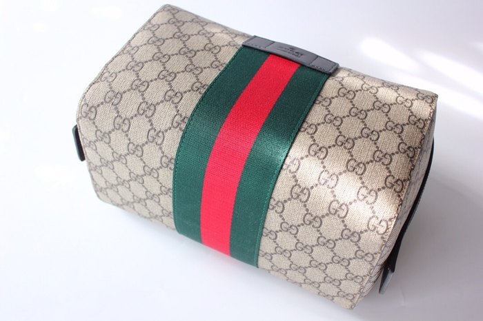 Gucci BagTypeTote Cosmetic Bag with signature pattern Beige 01A