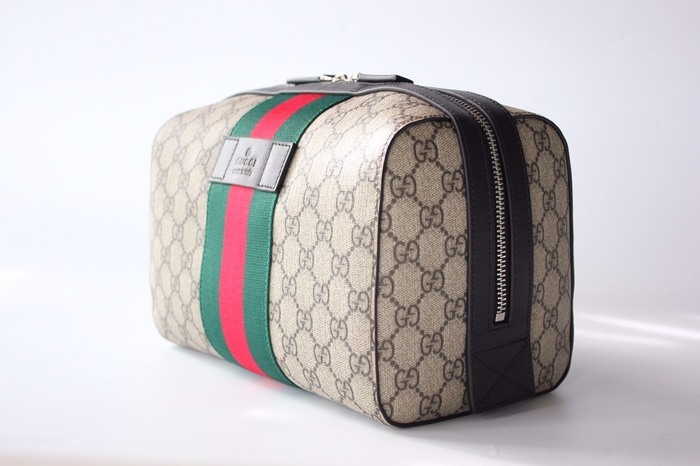Gucci BagTypeTote Cosmetic Bag with signature pattern Beige 01A