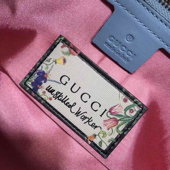 Gucci BagTypeTote Cute Floral Print Blue 01A