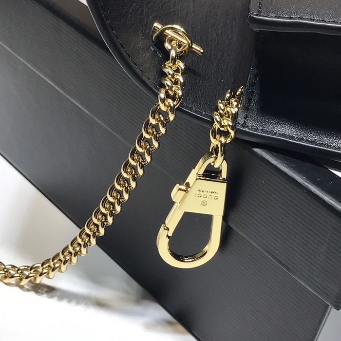 Gucci BagTypeTote Elegant leather tote bag Black 01A