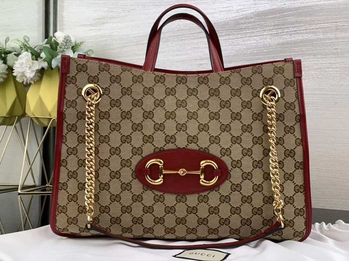 Gucci BagTypeTote Large and spacious with dual carry handles Brown 01A