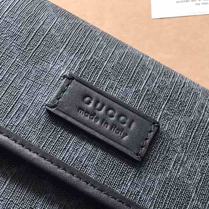 Gucci BagTypeTote Leather Crossbody Bag Grey 01A