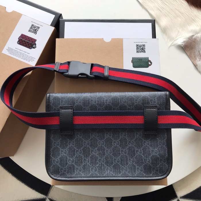 Gucci BagTypeTote Leather Crossbody Bag Grey 01A