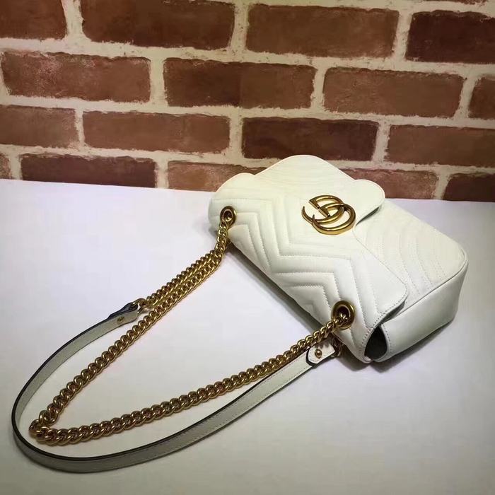 Gucci BagTypeTote Leather Quilted Tote Bag Black 01A