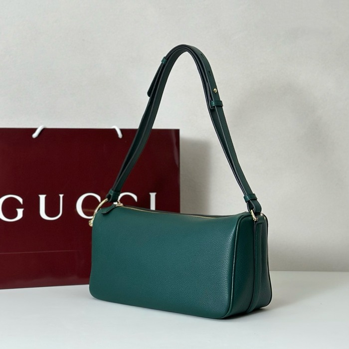 Gucci BagTypeTote Leather Tote Bag Green 01A