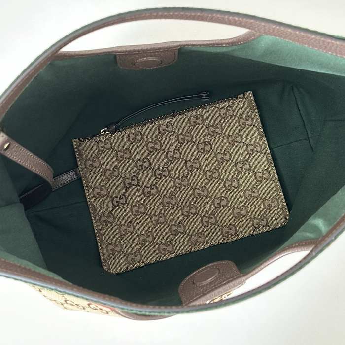 Gucci BagTypeTote Leather Tote Bag with classic design Black 01A