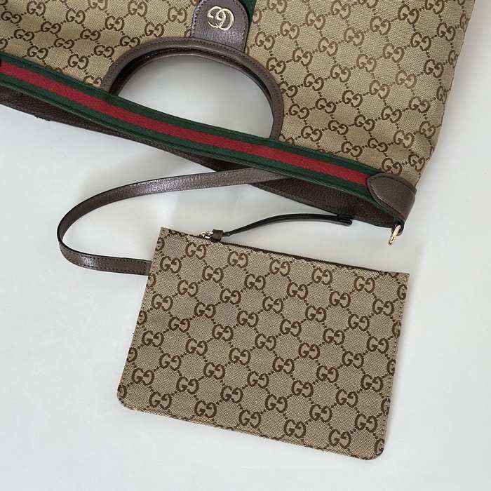 Gucci BagTypeTote Leather Tote Bag with classic design Black 01A