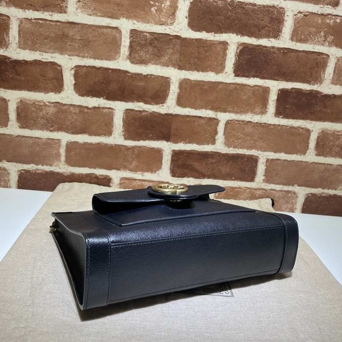 Gucci BagTypeTote Leather Tote with Elegant Features Navy 01A