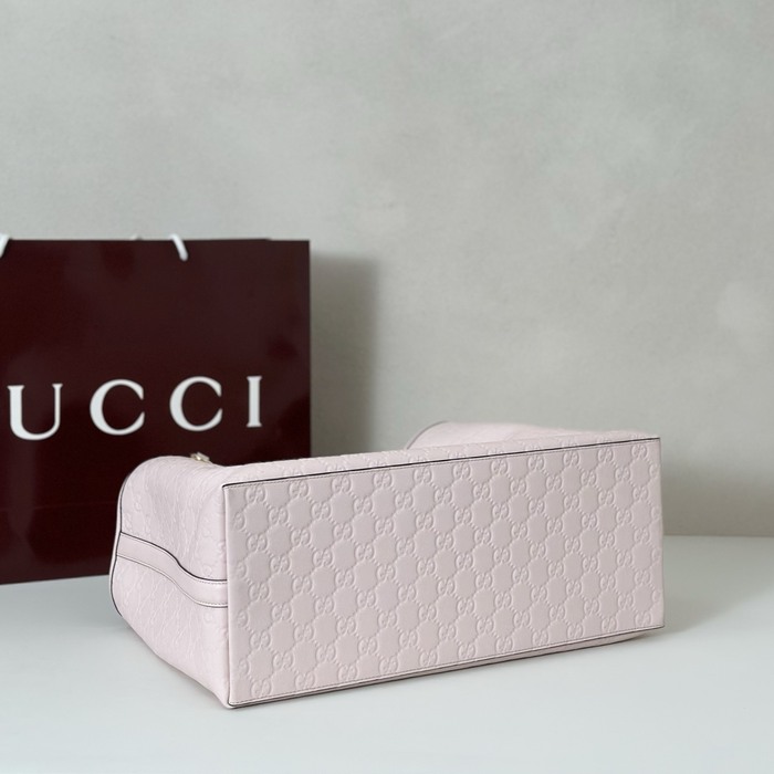 Gucci BagTypeTote Leather Tote with spacious design Beige 01A