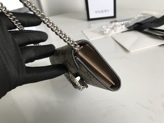 Gucci BagTypeTote Leather Wallet Beige 01A