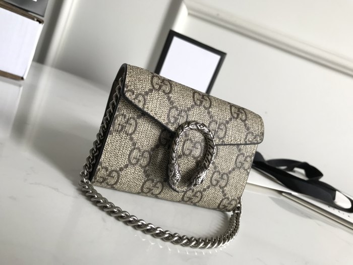 Gucci BagTypeTote Leather Wallet Beige 01A