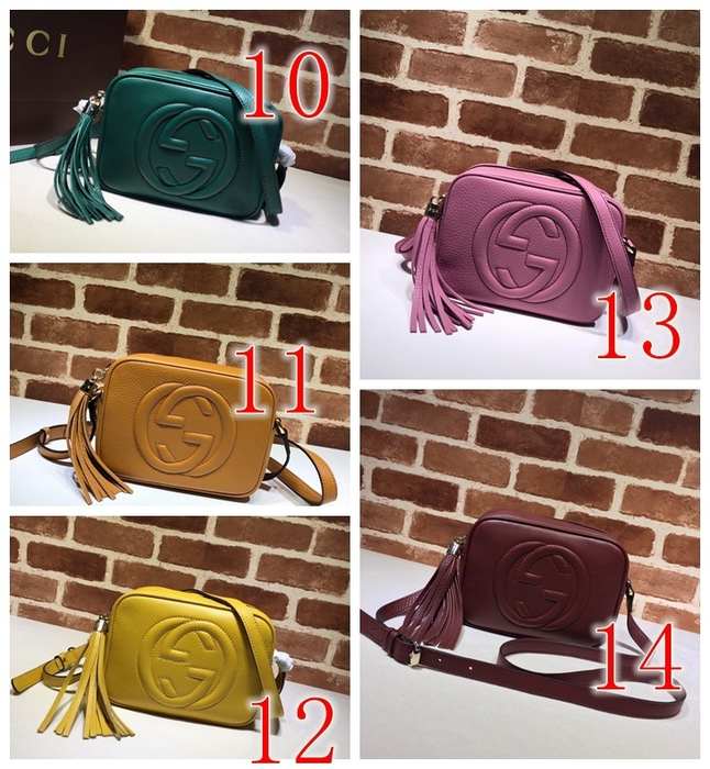 Gucci BagTypeTote Leather crossbody bag with tassel detail Black 01A