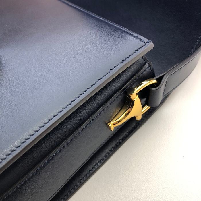 Gucci BagTypeTote Leather handbag with elegant design Navy 01A