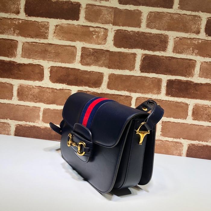 Gucci BagTypeTote Leather handbag with elegant design Navy 01A