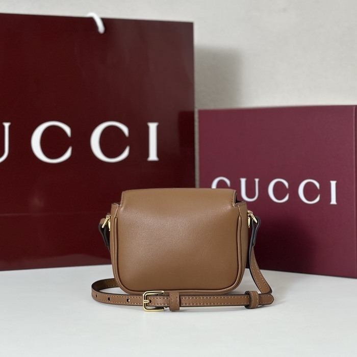 Gucci BagTypeTote Leather tote with sleek design Tan 01A