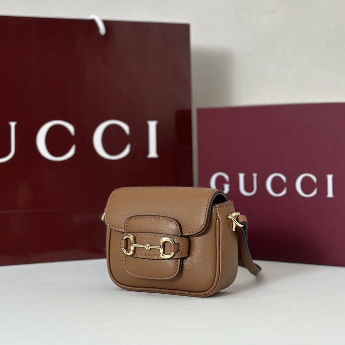 Gucci BagTypeTote Leather tote with sleek design Tan 01A