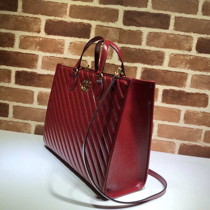 Gucci BagTypeTote Quilted Design Black 01A 2