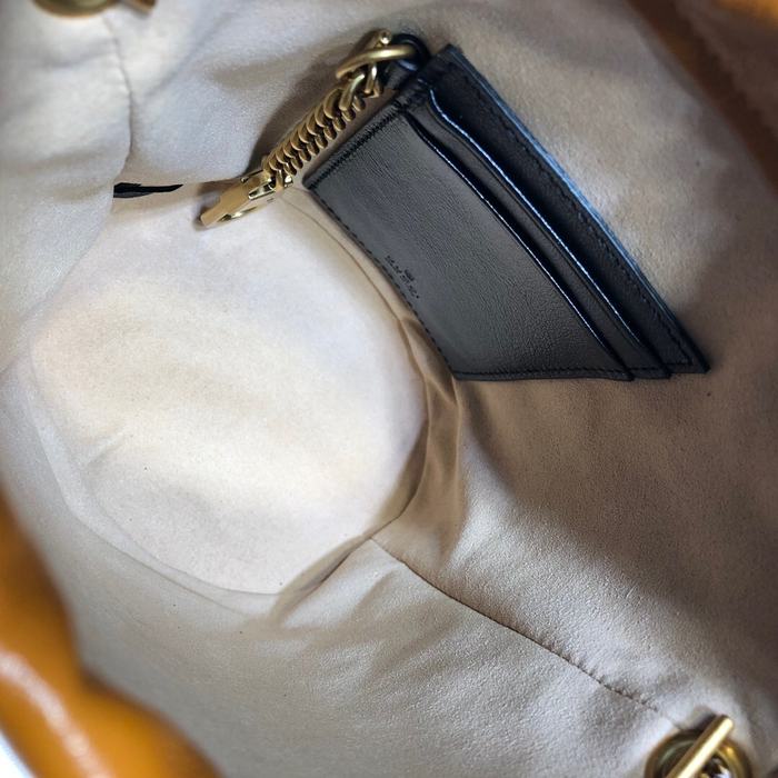 Gucci BagTypeTote Quilted Design with Drawstring Closure Navy 01A