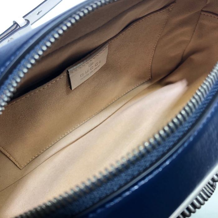 Gucci BagTypeTote Quilted Handbag Navy 01A