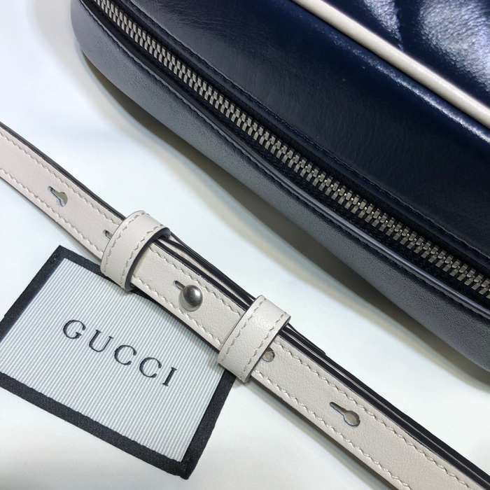 Gucci BagTypeTote Quilted Handbag Navy 01A