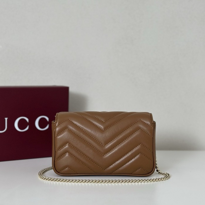 Gucci BagTypeTote Quilted Leather Bag Tan 01A