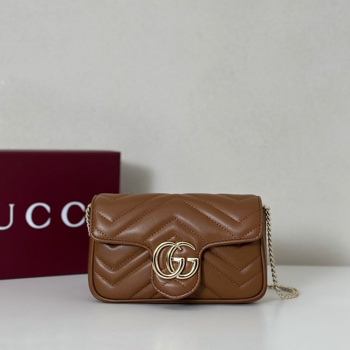 Gucci BagTypeTote Quilted Leather Bag Tan 01A