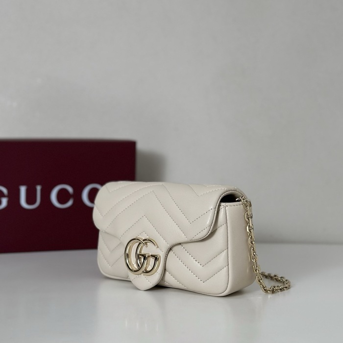Gucci BagTypeTote Quilted Leather Design Beige 01A