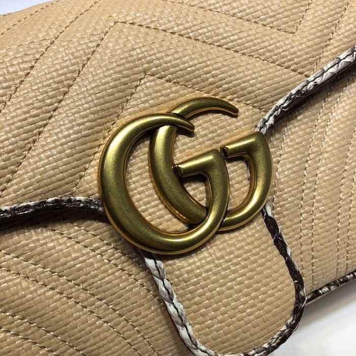 Gucci BagTypeTote Quilted Leather Handbag Beige 01B