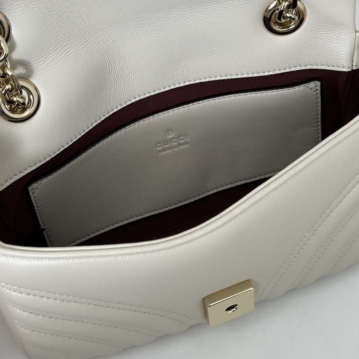 Gucci BagTypeTote Quilted Leather Tote Beige 01A