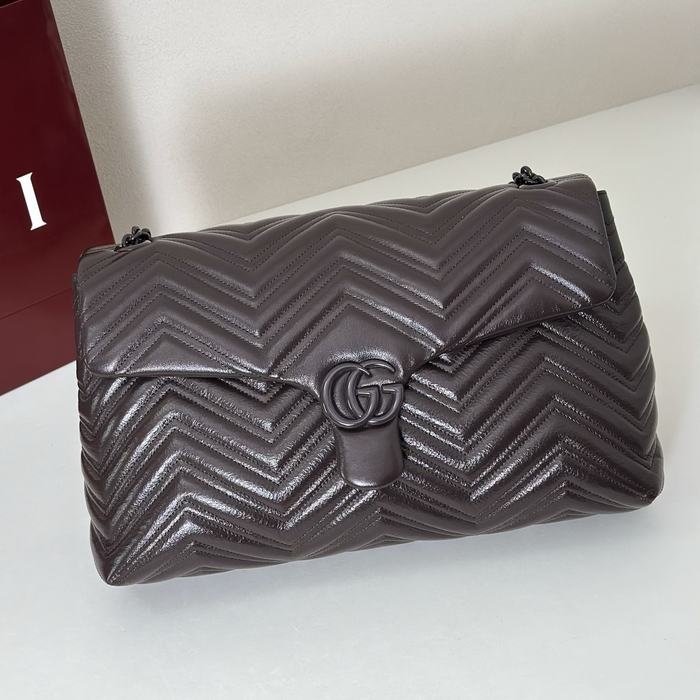 Gucci BagTypeTote Quilted Leather Tote Black 01A