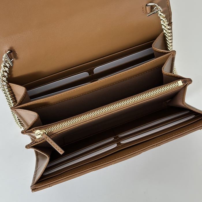 Gucci BagTypeTote Quilted Leather Tote Brown 01A