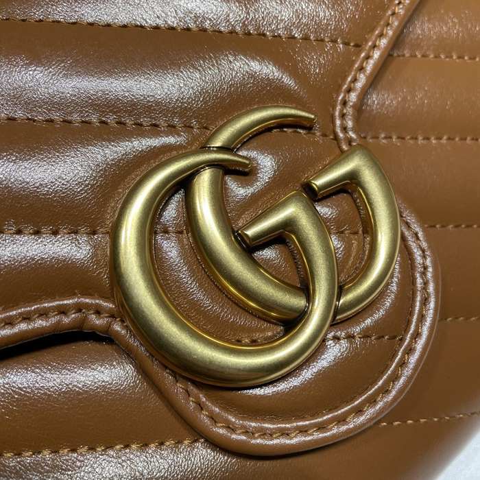 Gucci BagTypeTote Quilted Leather Tote Tan 01A