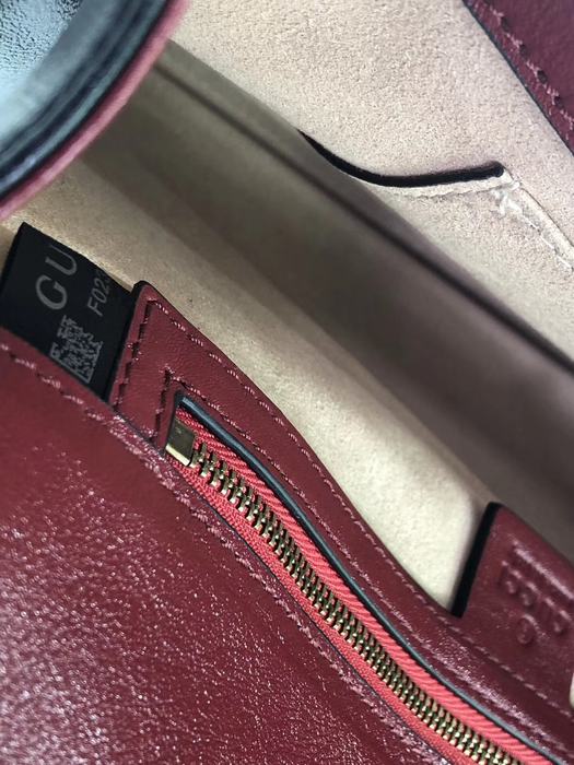 Gucci BagTypeTote Quilted Leather Tote with Striped Design Black 01A