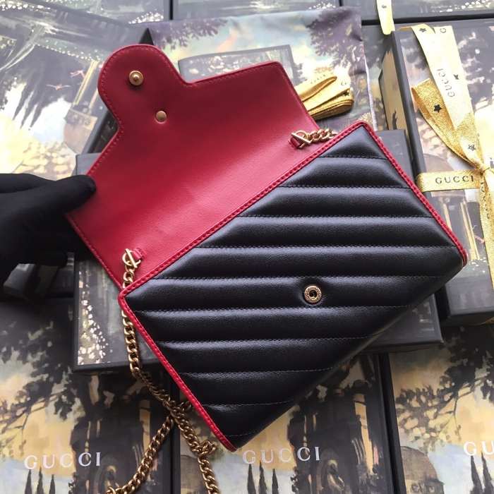 Gucci BagTypeTote Quilted Mini Bag Black 01A 2