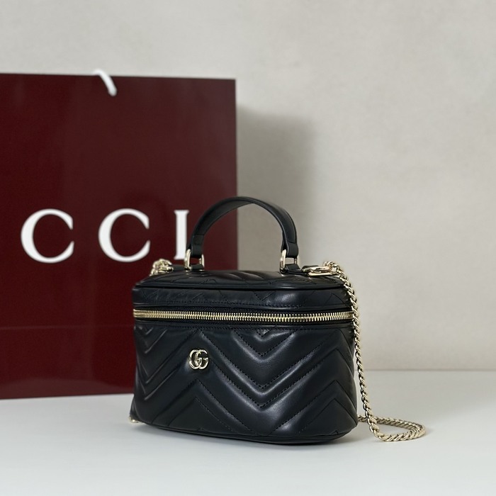 Gucci BagTypeTote Quilted Mini Bag Black 01A