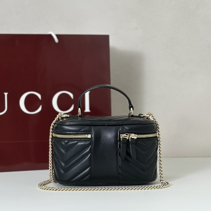 Gucci BagTypeTote Quilted Mini Bag Black 01A